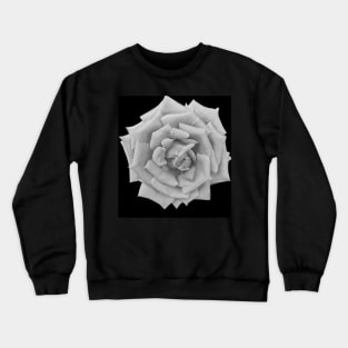 Black&White Flower Crewneck Sweatshirt